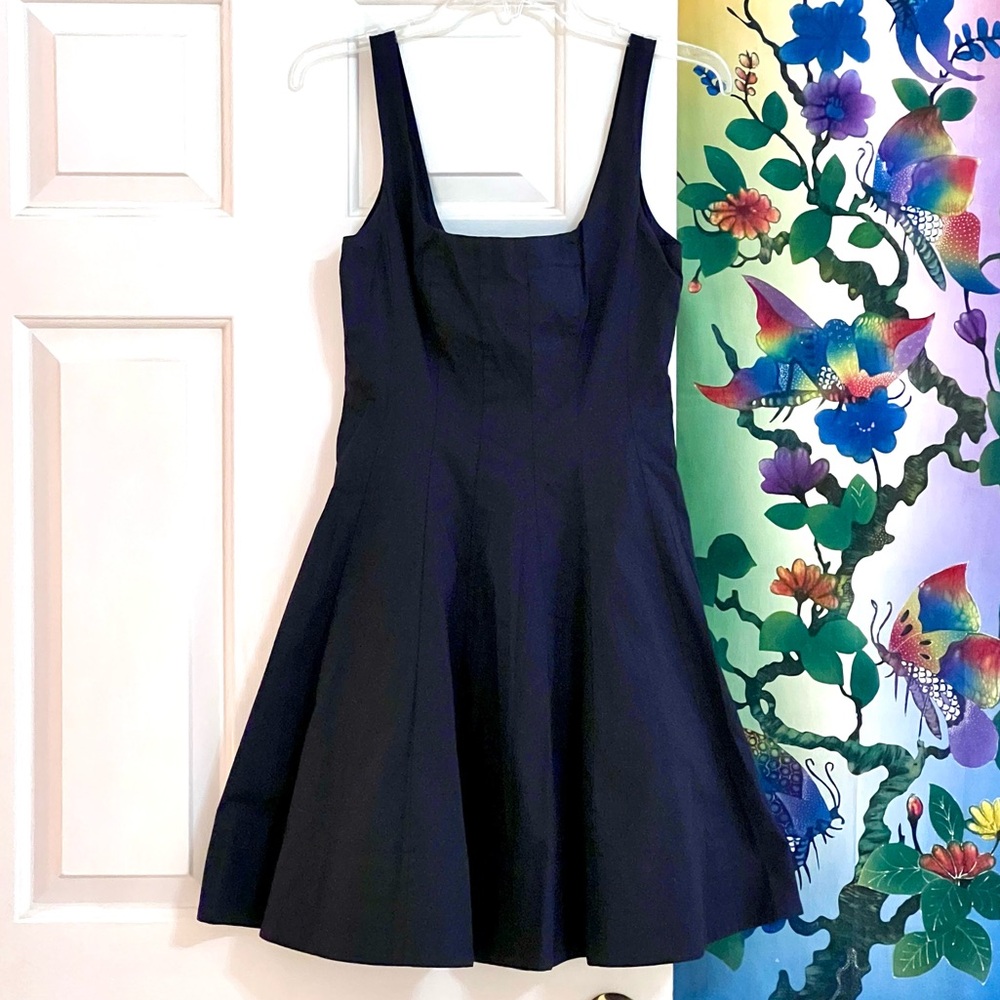 πΊπHPππΊ NWT Staud Mini Wells Dress Black - Picture 10 of 16